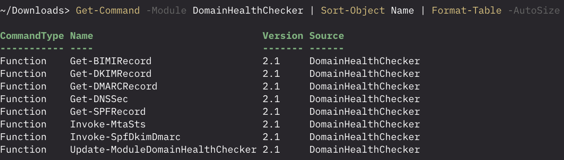 PowerShell is fun :)Check mail records using the DomainHealthChecker ...