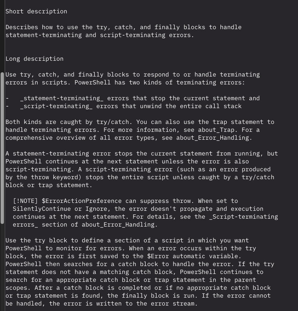PowerShell is fun :)Using Get-Help About_ in PowerShell